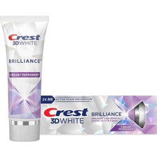 Crest 3D White Brıllıance Vıbrant Peppermint/parlaklık Verici ve Beyazlatıcı Naneli Diş Macunu 85L