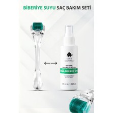 Elamour - Orijinal Titanyum Iğneli - 0,5mm 540 Iğneli Dermaroller - Biberiye Suyu Seti Dökülme Karşıtı 100ML