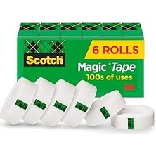 Starseven Scotch Sihirli Bant, 7,5 x 2,5 Cm, 6'lı Paket (810K6)
