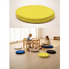 Gullfoss Sarı Anaokulu Kreş Aktivite Minderi, Bahçe, Dekor, Sandalye Minderi 40X40X5 cm