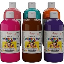 Starseven Red Tamamlayıcı Renkler Parmak Boyası 6'lı Set 6X500 gr
