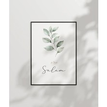 Vogloo Selam Minimal Botanik Duvar Poster