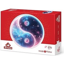Starseven Puzzle Ying Yang 570 Parça Round Puzzle