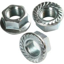 Starseven Altıköşe Flanşlı Somun M6 - 10 Adet