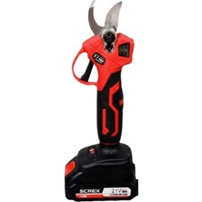 SCREX Profesyonel 4'lü Set 21V Teleskopik Kol & Bağ Makası & Yaprak Üfleme Makinesi & Budama Testeresi