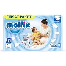Starseven Molfix Bebek Bezi 3D Juniorplus 5+ Beden Fırsat Paketi 44 Adet