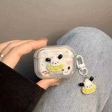 Dmay Airpods Pro 2. Nesil Uyumlu Silikon Sevimli Figürlü Kılıf
