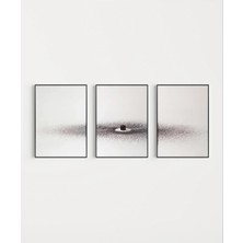Vogloo Minimal Zen Taş Temalı 3'lü Duvar Poster Seti