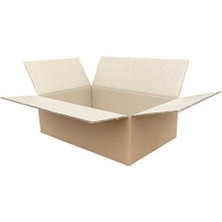 Koliciabla 3 Adet - 60x40x20 cm Çift Oluklu (Dopel) Koli - Tepsi, Tekstil & Monitör Kutusu