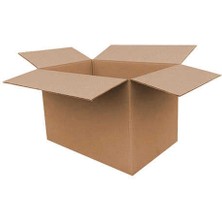 Koliciabla 2 Adet - 60x40x40 cm Çift Oluklu Kraft Koli - Büyük Boy Ev Taşıma & Depolama Kolisi
