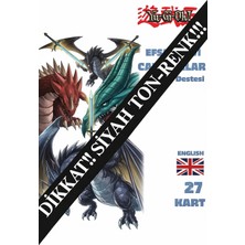 Çakmak Oyun Dükkanı Ingilizce Koyu Ton - Siyah Renk Efsanevi Canavarlar Destesi 27 Yugioh Kartı Yu-Gi-Oh!