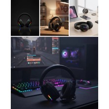 Butik Gaming Headset Kablosuz Bluetooth 40MM Sürücülü Mikrofonlu Oyuncu Kulaklığı