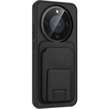 Royal Case Honor Magic 8 Lite 5g Kılıf Kartlıklı ve Deri Dokulu Şık Apexwallet Premium Kapak Ryc/bikart