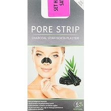 Starseven Stopever Charcoal Pore Strip Kömürlü Siyah Nokta Plasteri (6 x 6 Adet)