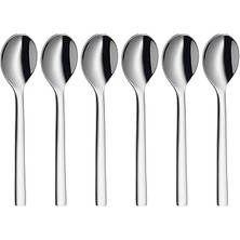 Starseven Nuova Çelik 6'lı Gümüş Espresso Kaşığı