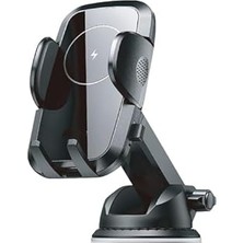 Starseven Hobimtek HP-A04 15W Kablosuz Şarj Araba Telefon Tutucu Ayarlanabilir Cam Torpido Için Yüksek Kal