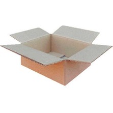 Koliciabla 10 Adet - 25x20x10 cm Çift Oluklu (Dopel) Koli - Tablet, Vida & Küçük Yedek Parça Kutusu