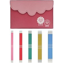 Starseven Knitpro Çift Uçlu Örgü Iğnesi Seti, Zing (15 Cm), 5'li Set