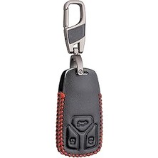 Starseven Alisveristime (Audi A4 B9 A5 A6 8s 8W Q5 Q7 4m S4 S5 S7 Tt Tts Rs Rs Uyumlu) Deri Anahtar Kılıfı