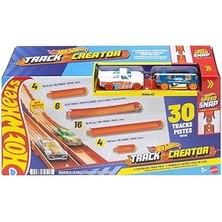 Starseven Oyuncak Araba Parça Seti, Track Creator Deluxe Paketi 2 1:64 Ölçekli Döküm Araçlar, 2