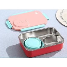 Bentopia Beslenme Kutusu Paslanmaz Çelik - 900 ml Sos ( Çorba ) Plastik Kaseli Yeni Nesil Beslenme Kabı