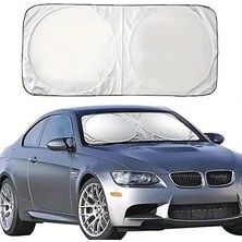 Starseven Coofbe Katlanabilir 150X70 cm Araç Ön Cam Güneşlik Ön Cam Araç Perdesi Araç Güneş Koruyucu Oto Güne