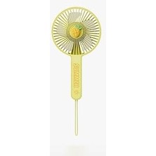 Starseven Mini Şarjlı El Fanı Taşınabilir Şarjlı Portatif Soğutucu Vantilatör Mini Klima Sarı