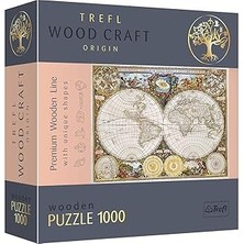 Starseven Trefl - Woodcraft 1000 Element, Ahşap El Sanatları, Düzensiz Şekiller, 100 Seyahat Karakteri, Moder