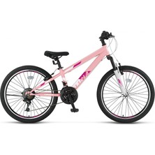 Ümit 2069 Luna V Kız Çocuk Bisikleti 20 Jant 18 Vites Toz Pembe
