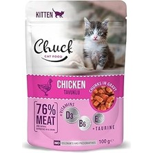 Starseven Chuck Pouches, Yavru, Tavuklu 100 gr x 24 Adet