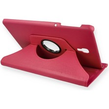 Starseven Galaxy T590 Tab A 10.5 Kılıf 360 Tablet Deri Kılıf - Pembe