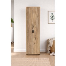 Euromod EUR004 2 Kapaklı 8 Raflı Çok Amaçlı Dolap