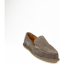 Moda Arena 601 Vizon Süet Deri Kadın Babet