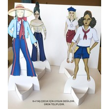 Kağıt Bebek Marine Denizci Tema