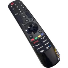 Herz Lg Smart Tv Magic Remote Yedek AN-MR23GA-MR20GA MR19BA MR18BA MR650A, Ses Komutlu