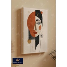 Tablo Royale Soyut Kadın Dikey Kanvas Tablo-Salon Tablo