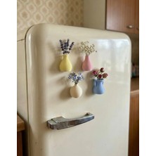 Nana Art Renkli Mini Vazo Magnet Seti 4' Lü