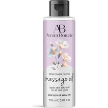 Aurora Boreale Beyaz Çiçek Aromalı Masaj Yağı 150ML