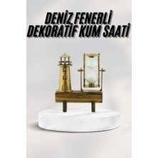 Esranın Dünyası Hediyelik Kum Saati Retro Dekoratif Deniz Feneri Kum Saati RSKRG34-ESRDNS
