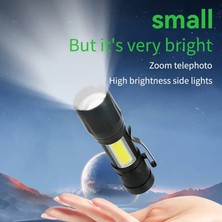 LTG Nova Güçlü Taktik Şarjlı LED El Feneri Çakarlı