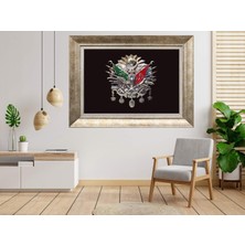Giyense Gümüş Çerçeveli Tablo SF172