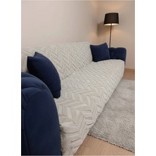Shopyteks Kaymaz Welsoft Koltuk Örtüsü 170X210 Bej Evcil Hayvan Dostu Kanepe & Çekyat Örtüsü