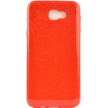 ZM Store Galaxy J7 Prime Uyumlu Kılıf Renkli Simli Parlak Shining Kapak