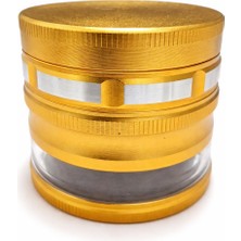 Benko Büyük Metal 7,5 cm Dört Katman.tütün Baharat Herbal Parçalayıcı.