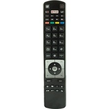 Herz Telefunken 49TU8560 Uyumlu LED Televizyon Kumandası Netflix Youtube Tuşlu Model