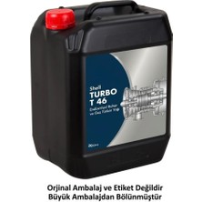Shell Turbo T 46 Bıdon 20 Lıtre-Türbın Yagı