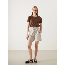 Lc Waikiki Yeni Sezon Beli Lastikli Kadın Şort