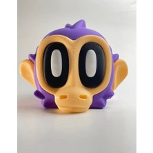 Zisayt Poniq Monkey Maymun Figür Biblo | 3D Baskı Dekoratif Masa Üstü Figür (20×24 Cm)