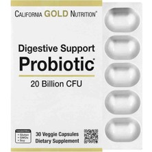 California Gold Nutrition Calıfornia Gold Nutrıtıon Digestive Support Probiotic/ Sindirim Destekleyici 30 Kapsül