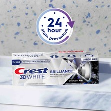 Crest 3D White Brıllıance Charcoal Mınt/ 100% Beyazlatıcı Kömür Diş Macunu 85 ml